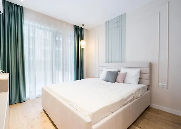 Soft Cloud 1br In Business Area Apartman Bukarest